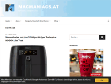 Tablet Screenshot of macmaniacs.at